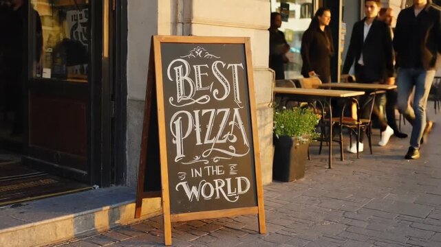 Pizzeria with the best pizza in the world.