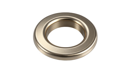 Metal Grommet or Eyelet for Fabric and Curtains Isolated on Transparent Background