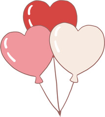 heart shaped balloons