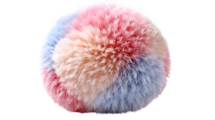 cute fluffu pom pom charm