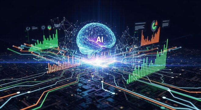 interactive ai hub, dynamic operations room featuring immersive visualizations and monitoring tools