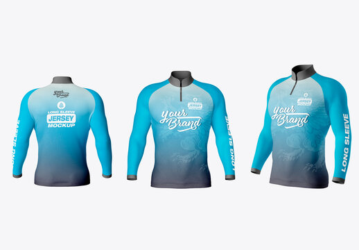 Long Sleeve Jersey Mockup