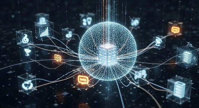 Network data global communication - Powered by Adobe