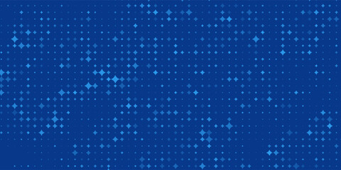 Blue Tech Finance Fintech Background Abstract Pixel Pattern. Abstract Business Tech Science Vector Backdrop.