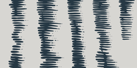 A pattern of dark blue horizontal brushstrokes arranged in vertical columns on a light background