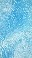 A blue abstract pattern resembling fingerprints, showcasing intricate lines and textures in a captivating design.