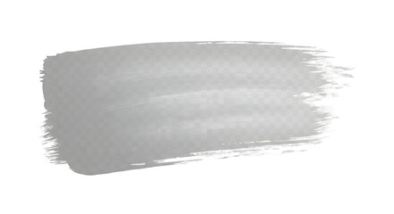 Fototapeta premium A soft shadow shaped like a painter’s brush stroke, natural texture, isolated on transparent background.