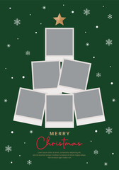 A versatile set of Christmas vector designs: traditional holly greetings, elegant minimalist trees, a promotional sale banner, and a modern photo collage template.