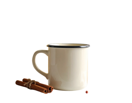 Pumpkin and Cinnamon Mug on Tabletop - Powered by Adobe