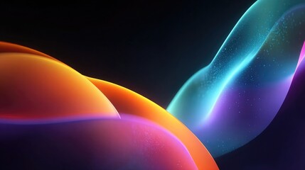 Abstract neon backgrounds for presentations featuring glowing gradients, vibrant colors, futuristic designs perfect for NFT visuals, marketing, and graphic projects.