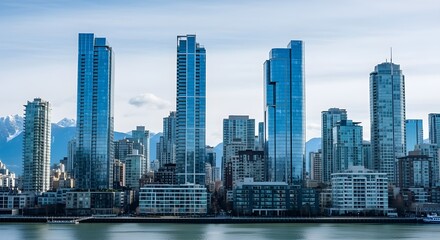 Obraz premium Monte Fuji y rascacielos en el subcentro de Shinjuku