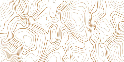 Fototapeta premium Topographic gold luxury map background. Geographic abstract pattern. The topo contour or wallpaper.Concept of technology, science. Wallpaper. Pattern.
