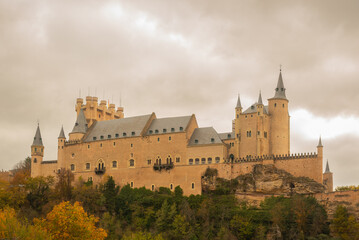 Alcazar fortress in Segovia Spain