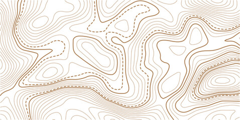 Topographic gold luxury map background. Geographic abstract pattern. The topo contour or wallpaper.Concept of technology, science. Wallpaper. Pattern.