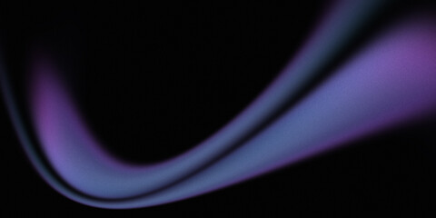fluid wave pattern in indigo and violet with noisy texture on a black background.