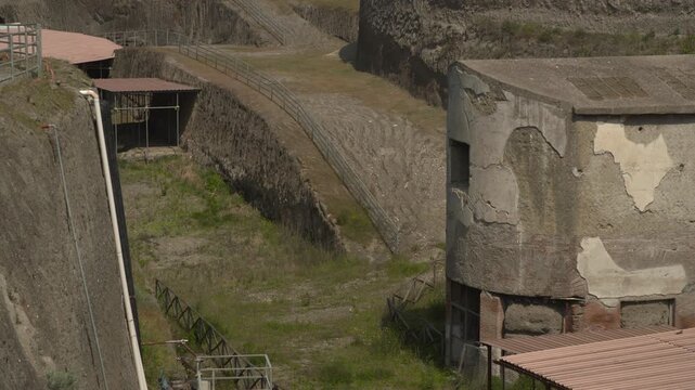 Ercolano archaeological site in Italy near Vesuvio, Naples