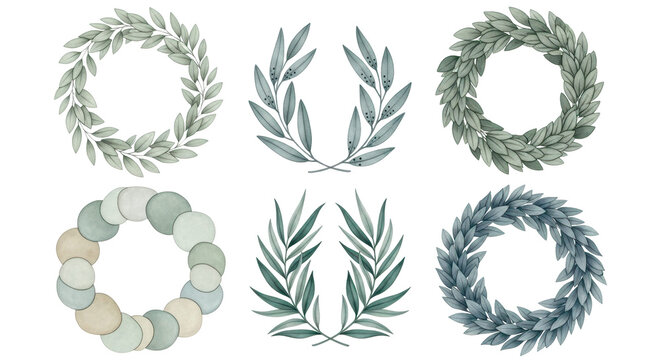 Nature's Embrace: Circular wreaths, meticulously crafted from the freshest of leaves, create elegant circles. These designs embody nature's artistry. The circular wreath embodies natural elegance.
