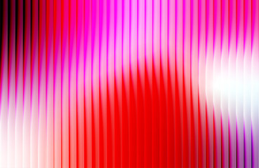 Vibrant gradient with ribbed fractal glass texture pattern and dark circular center. Dynamic abstract artwork perfect for modern banners, marketing visuals, creative backgrounds and artistic projects