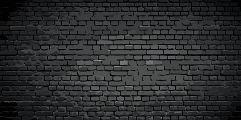 Dark and grunge brick wall texture background illustration