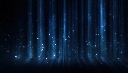 Abstract digital backdrop with light trails