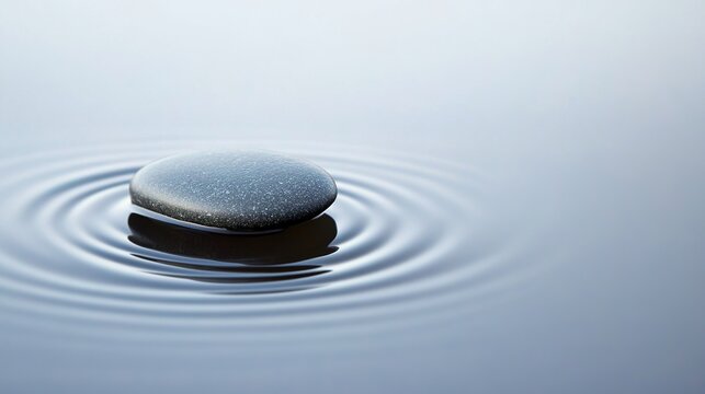 skipping. Stone skipping across water creating concentric ripples. lifestyle magazines, social media lookbooks, designed for influencer and brand collaborations, used by project managers.