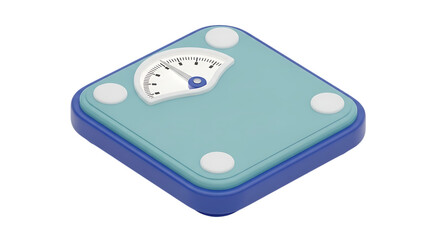 Bathroom scale isolated on transparent background