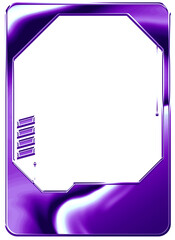 Futuristic Purple Tech Frame Set for Graphic Design
