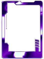 Futuristic Purple Tech Frame Set for Graphic Design