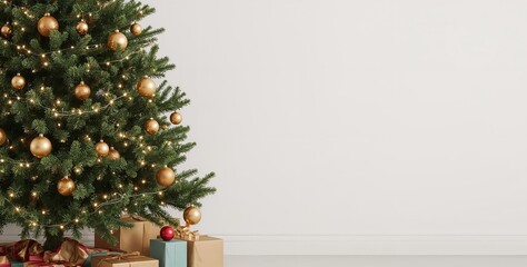 Christmas and New Year Theme Background with Space for Adding Text