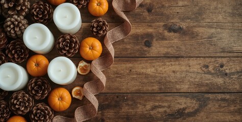 Christmas and New Year Theme Background with Space for Adding Text