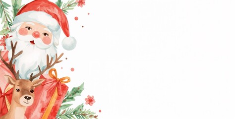 Christmas and New Year Theme Background with Space for Adding Text