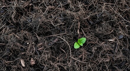 Monochromatic Mulch Texture for Water Retention