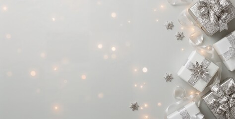 Christmas and New Year Theme Background with Space for Adding Text