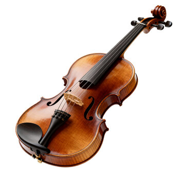 Naklejki violin on white background