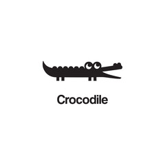 crocodile icon design template