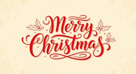 Festive season hand lettering illustration for Christmas greeting cards designs
