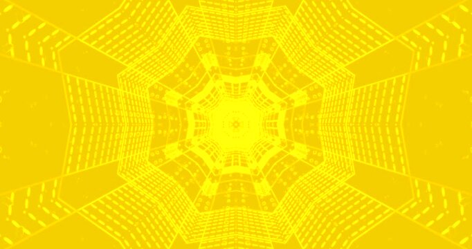 Visual journey through a vibrant tunnel with seamless loops and glowing patterns for an engaging screensaver experience