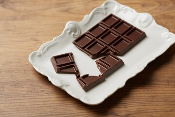 ビター板チョコレートのイメージ