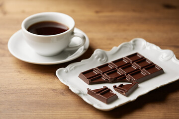 ビター板チョコレートのイメージ