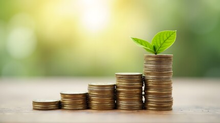 Grow your savings with strategic investments showing success and financial prosperity concept