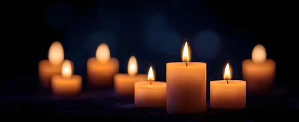 Gentle candlelight leads peaceful midnight prayer and quiet reflections tonight.