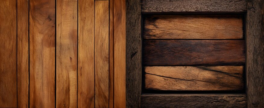 Wood paneled backdrops evoke cozy warmth and comforting natural textures.