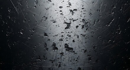 Dark grunge metal texture with scratches and rust spots