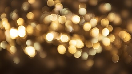 Light golden blurred background with shiny gold light bokeh, defocused soft glow, warm luminous effect for elegant, romantic, or festive designs needing a dreamy, sparkling backdrop.