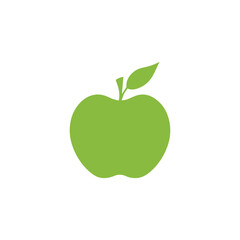 Fototapeta premium Apple food icon black vector background design.