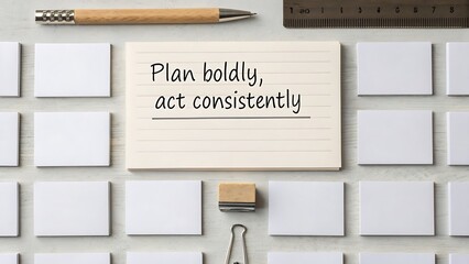Index Cards Displaying Motivational Text on a Wooden Surface