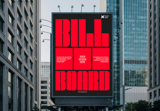 Urban Billboard Mockup