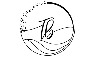 TB letter logo design. Business logo. BT letter vector. Black color logo art. White background. T letter. B vector. Typography design. Tb icon.