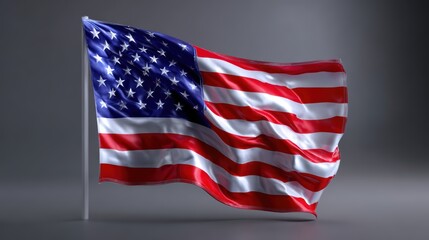 American Flag Stock Photo - Patriotic Symbol USA