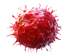 Close-up 3D render of a virus, exhibiting intricate surface details and spiky protrusions